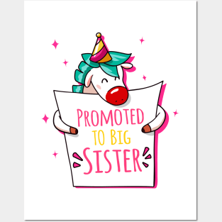 Promoted to Big Sister Posters and Art
